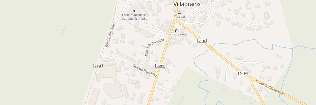Plan du 2 Rte de la Gemmeyre à Cabanac-et-Villagrains