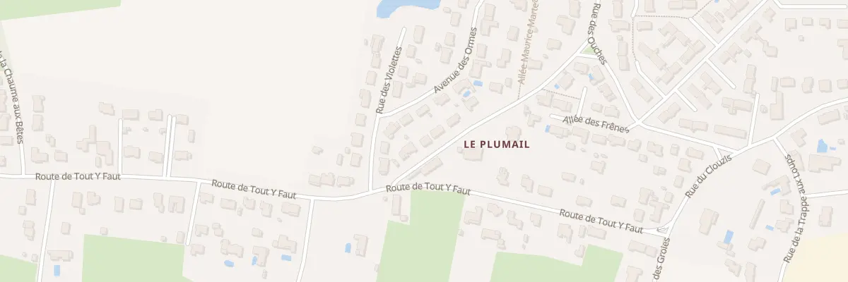 Plan du 46 Rue du Plumail à Magné