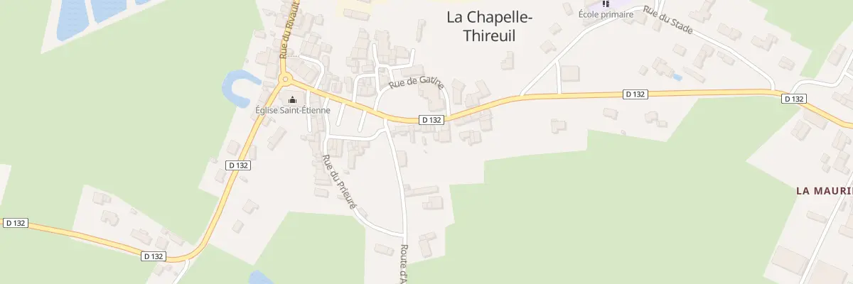 Plan du 12 Rue de Gatine à Beugnon-Thireuil