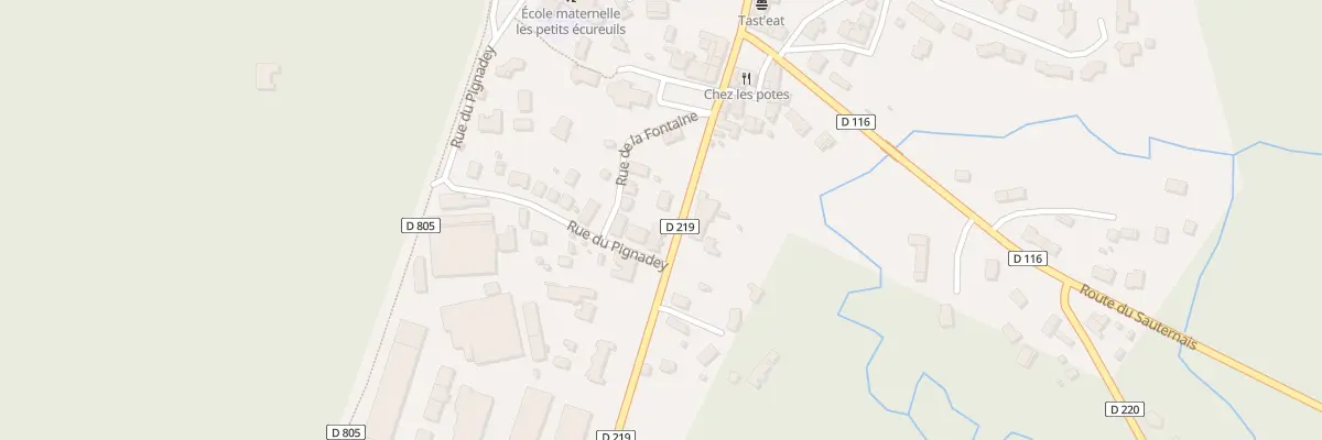 Plan du 6 Rte de la Gemmeyre à Cabanac-et-Villagrains