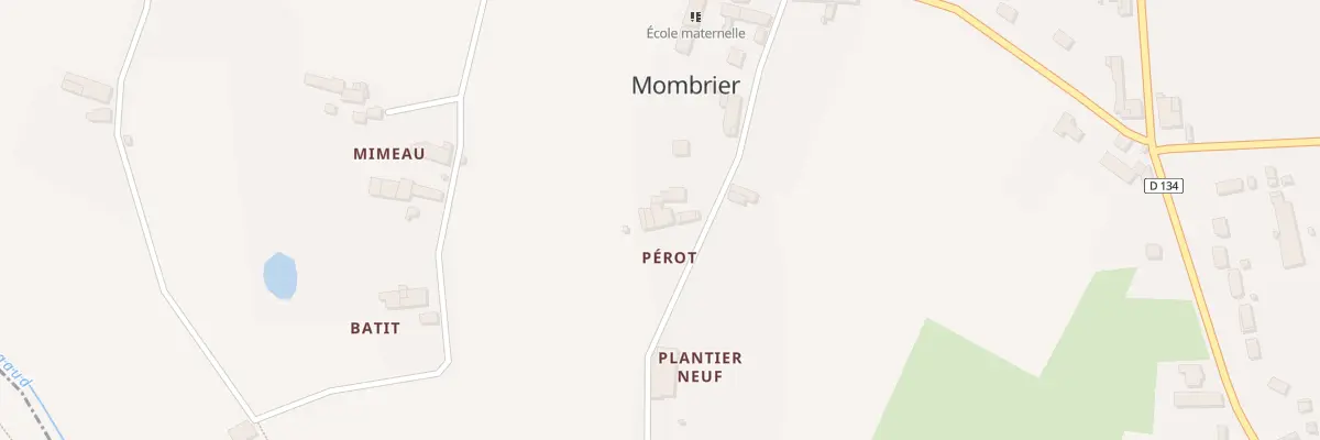 Plan du 4 Perot à Mombrier
