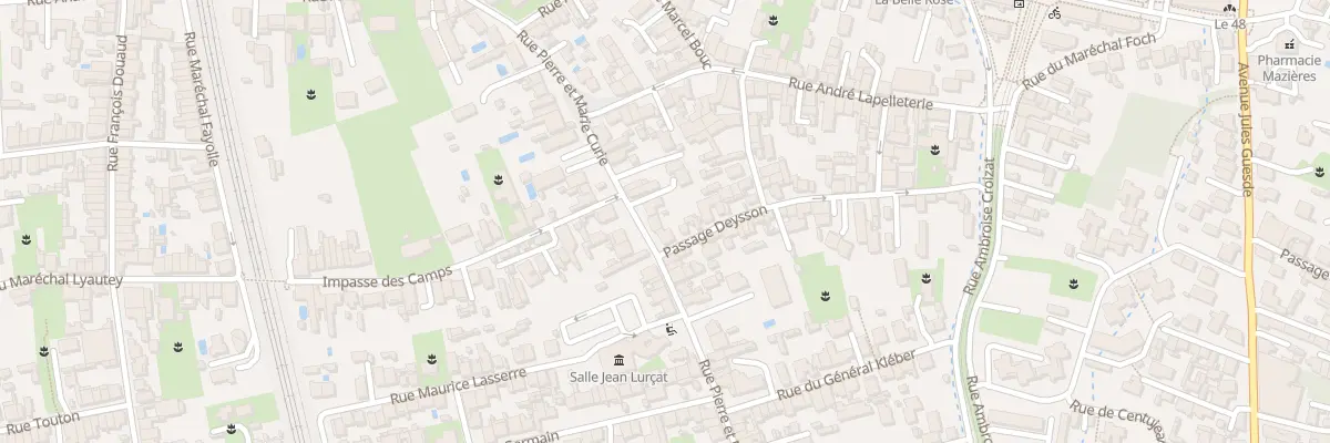 Plan du 37 Rue Pierre Curie à Bègles