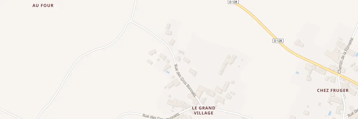 Plan du 13 Rue des Gros Bonnets à Courcoury