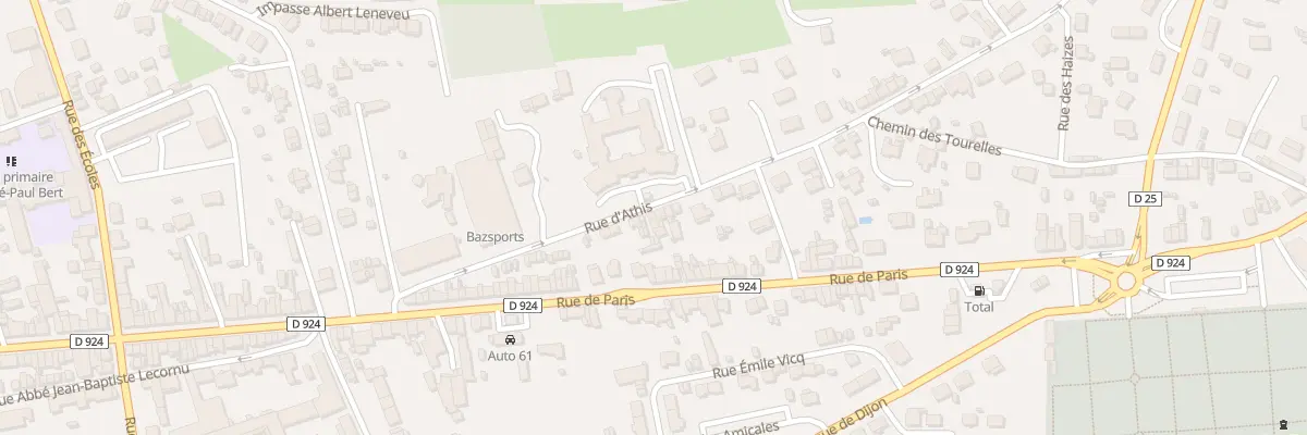 Plan du 50 Rue d’Athis à Flers