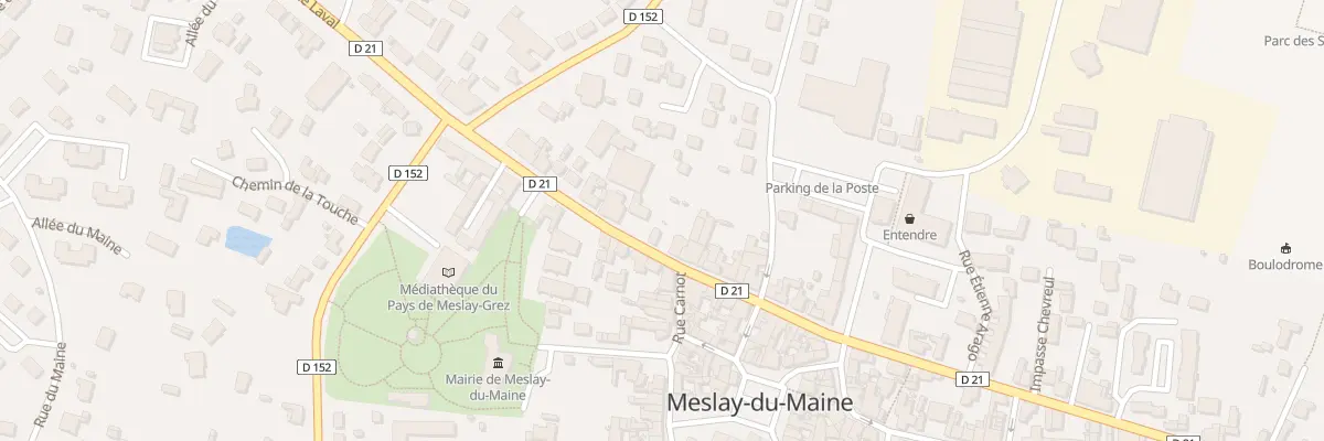 Plan du 28 Rue de Laval à Meslay-du-Maine