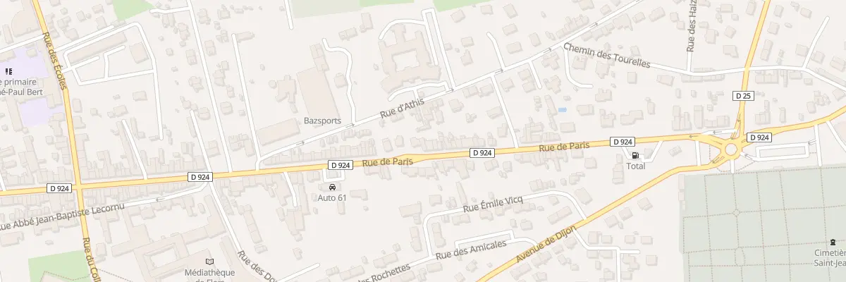 Plan du 239 Rue de Paris à Flers