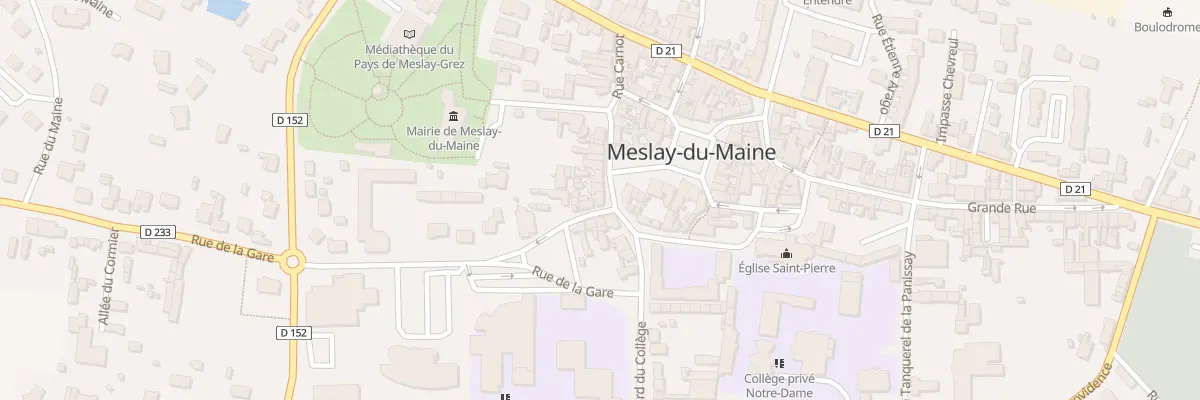 Plan du 36 Pl du Marché à Meslay-du-Maine