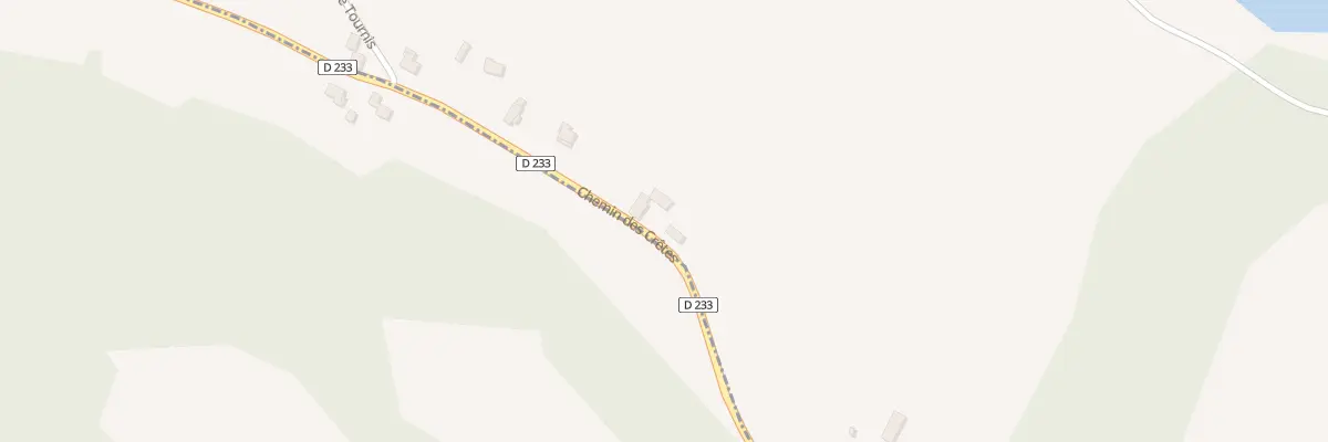 Plan du 92 Che des Cretes à Doazon
