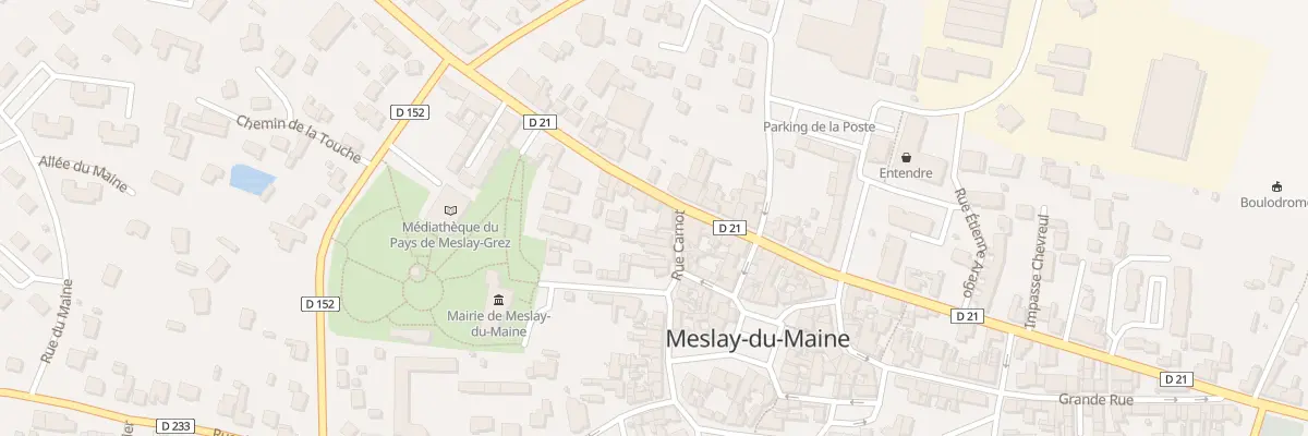 Plan du 25 Rue de Laval à Meslay-du-Maine