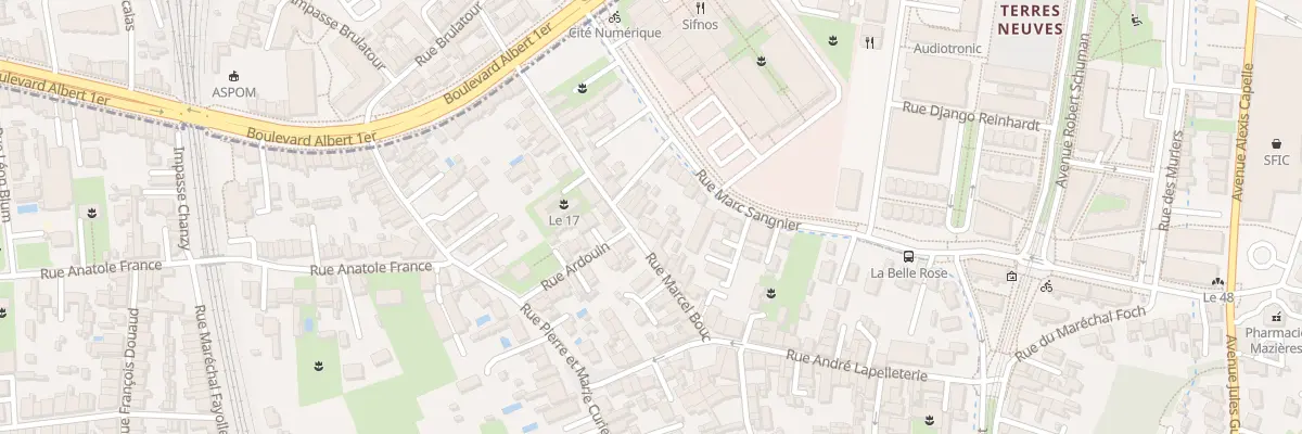 Plan du 30 Rue Marcel Bouc à Bègles