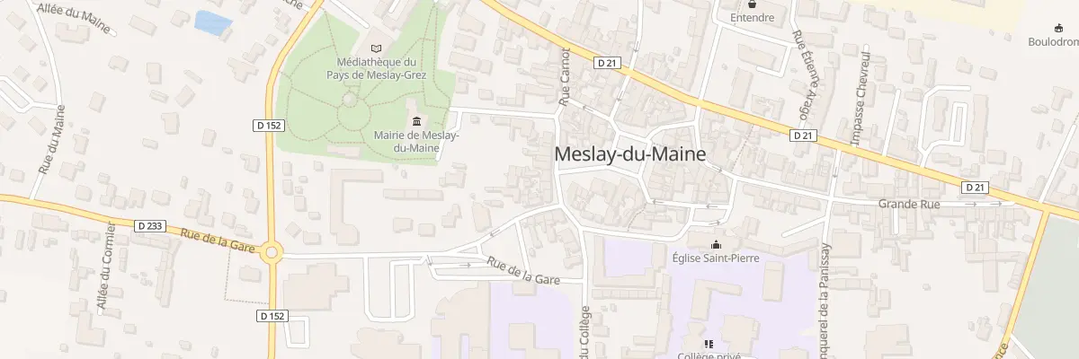 Plan du 32 Pl du Marché à Meslay-du-Maine