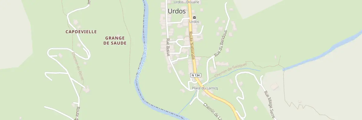 Plan du 5006 Village à Urdos