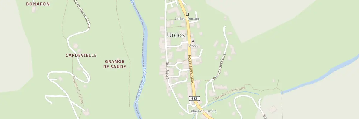 Plan du 5050 Village à Urdos