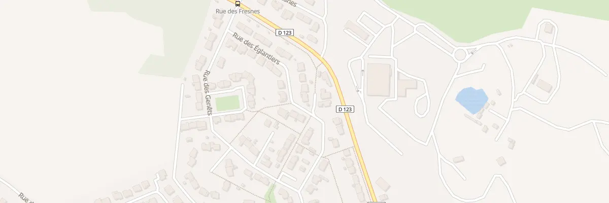 Plan du 13 Rue des Eglantiers à Mozé-sur-Louet