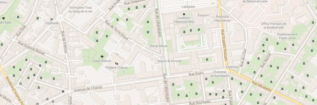 Plan du 66 Rue Letanduere à Angers
