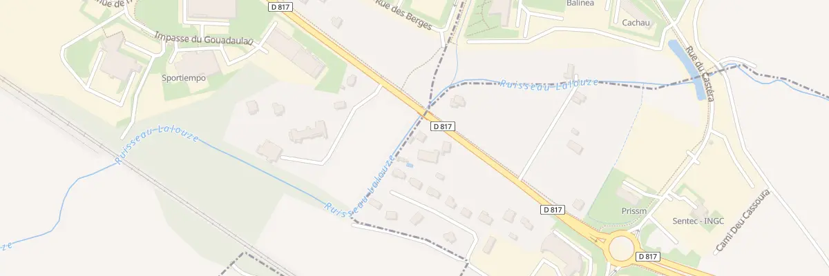 Plan du 31 Rte Nationale 117 à Labastide-Cézéracq