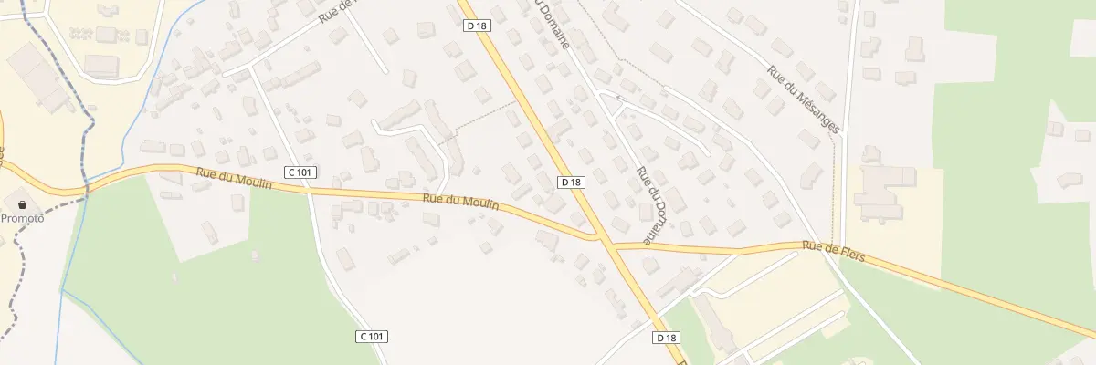 Plan du 384 Rue Paul Garnier à La Selle-la-Forge