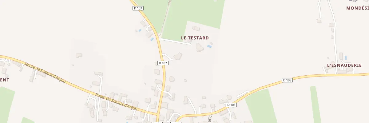 Plan du 14 Rte d’Écuillé à Soulaire-et-Bourg
