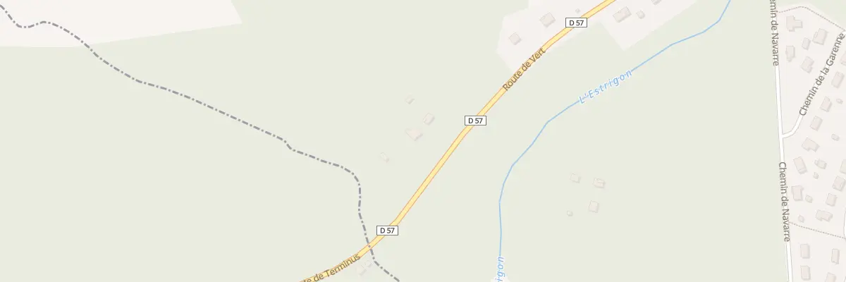 Plan du 916 Rte de Vert à Labrit