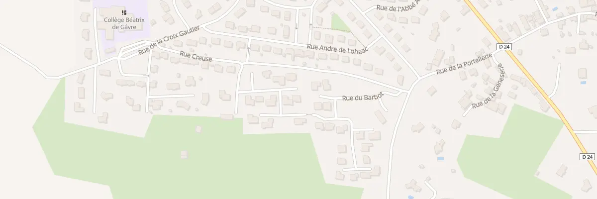 Plan du 9 Rue du Grand Capricorne à Montsûrs