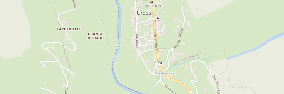 Plan du 1 Pass d’Angassier à Urdos