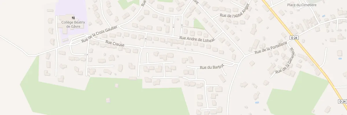 Plan du 7 Rue du Grand Capricorne à Montsûrs