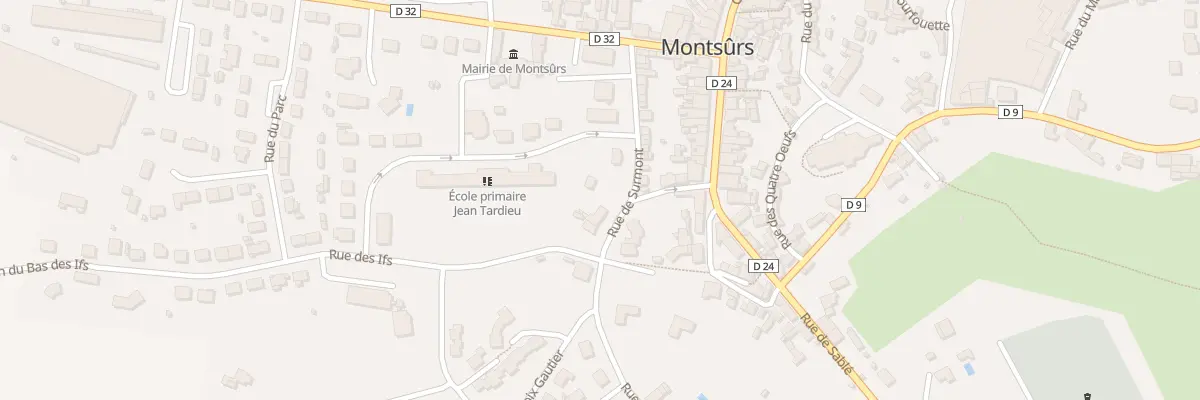 Plan du 142 Rue de Surmont à Montsûrs