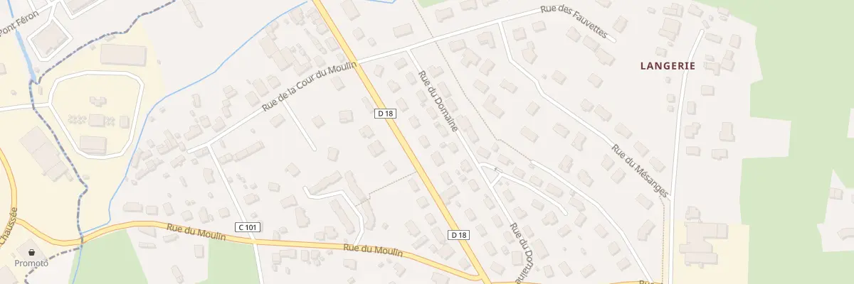 Plan du 289 Rue Paul Garnier à La Selle-la-Forge