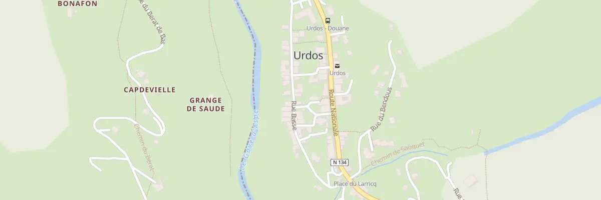 Plan du 17 Rue Basse à Urdos