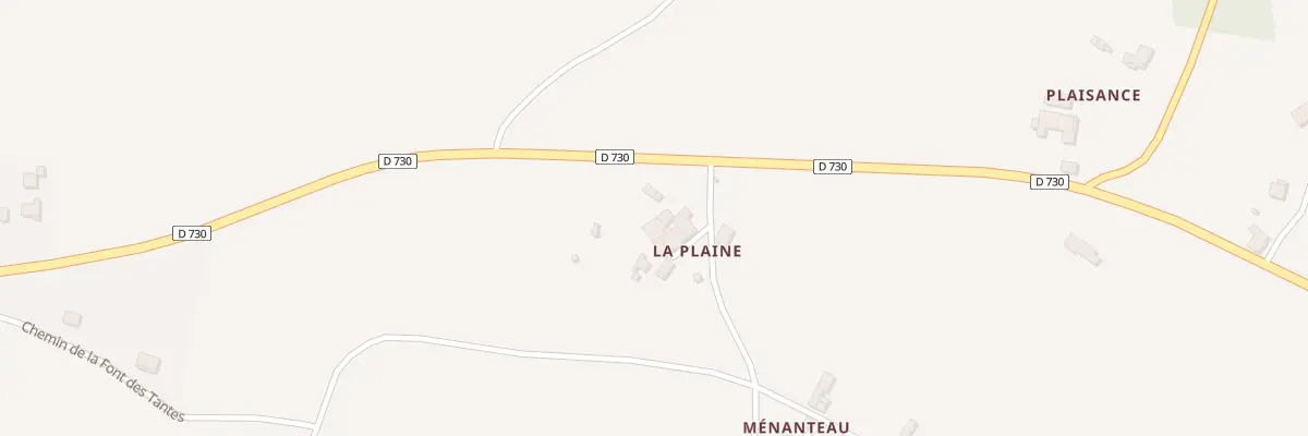 Plan du 5513 La Plaine à Mirambeau