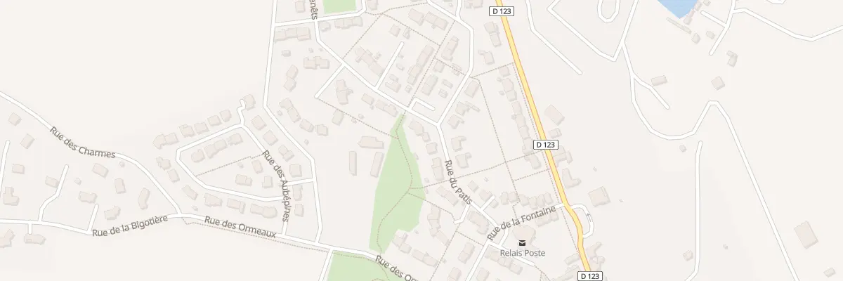 Plan du 14 Rue du Pâtis à Mozé-sur-Louet