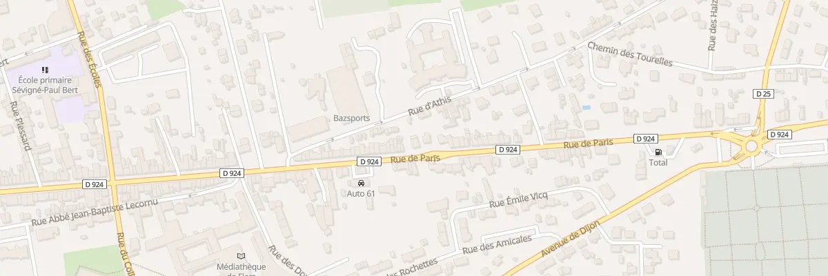 Plan du 233 Rue de Paris à Flers