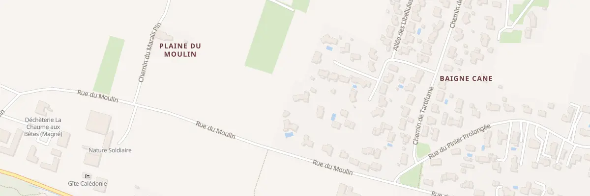 Plan du 150 Rue du Moulin à Magné