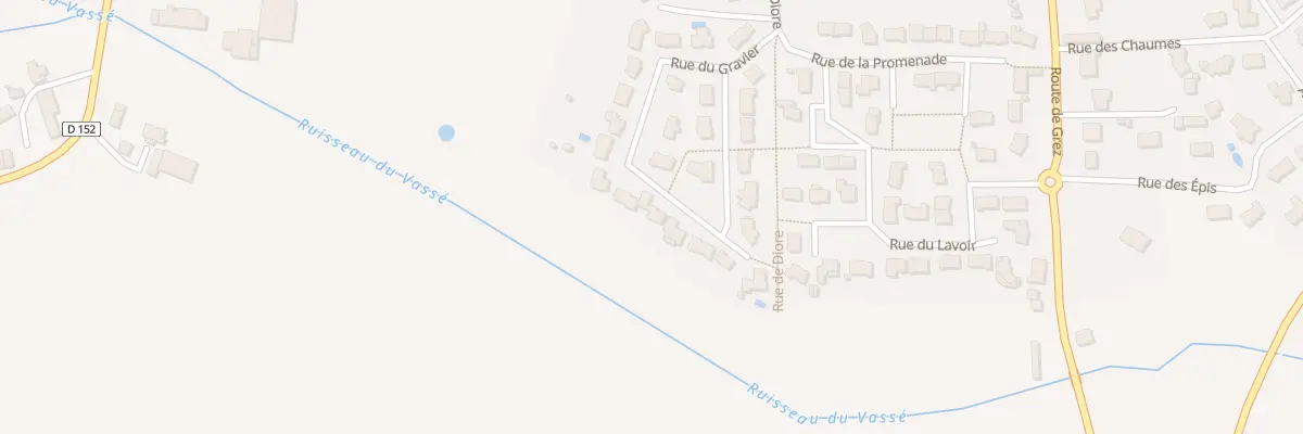 Plan du 21 Rue du Gravier à Meslay-du-Maine