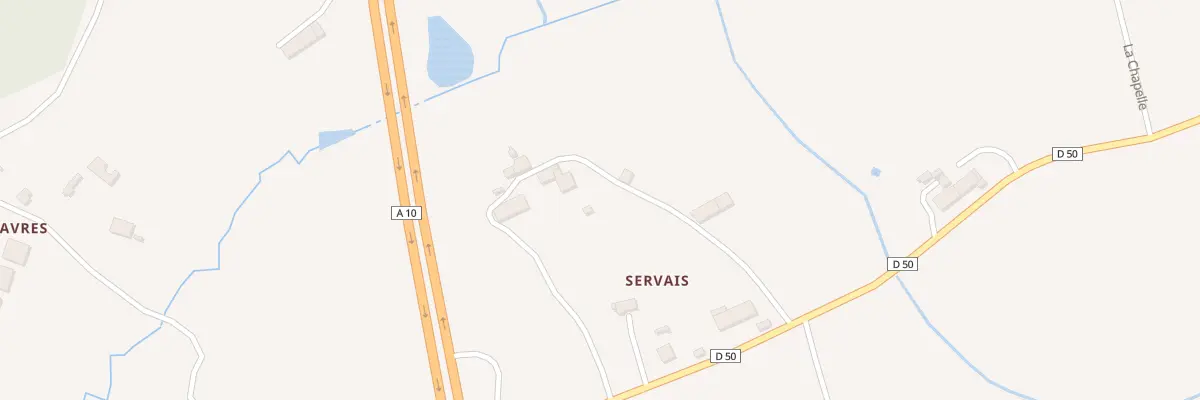 Plan du 4 Servais à Boisredon