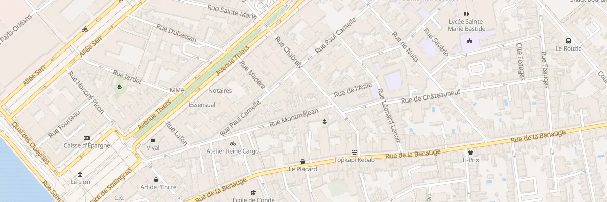 Plan du 54 Rue Montméjean à Bordeaux
