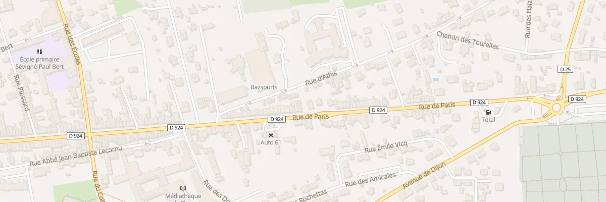 Plan du 229 Rue de Paris à Flers