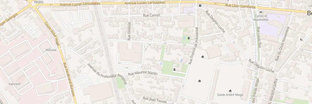 Plan du 32 Rue Camille Jullian à Bègles