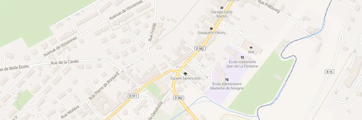 Plan du 154 Rue Saint Martin - Conde à Condé-en-Normandie