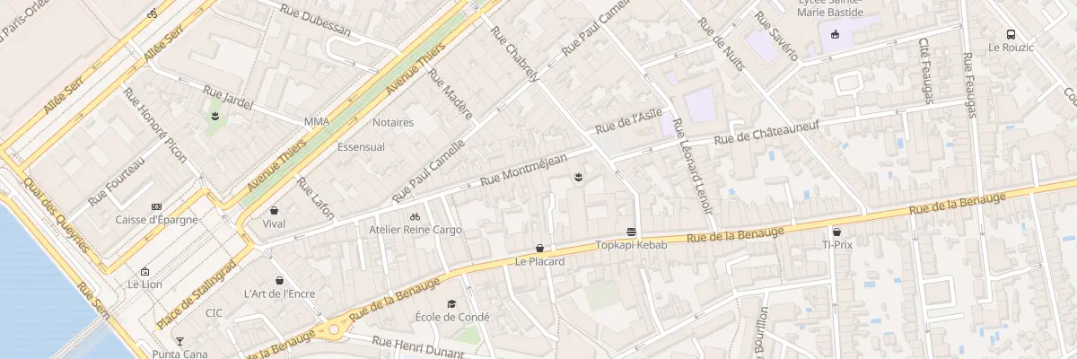 Plan du 69 Rue Montméjean à Bordeaux