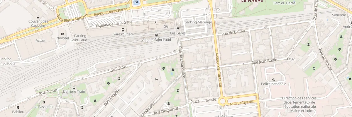 Plan du 92 Rue Fulton à Angers