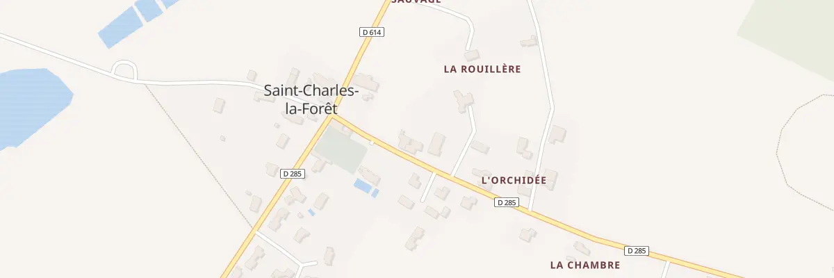 Plan du 3 Rte du Buret à Saint-Charles-la-Forêt