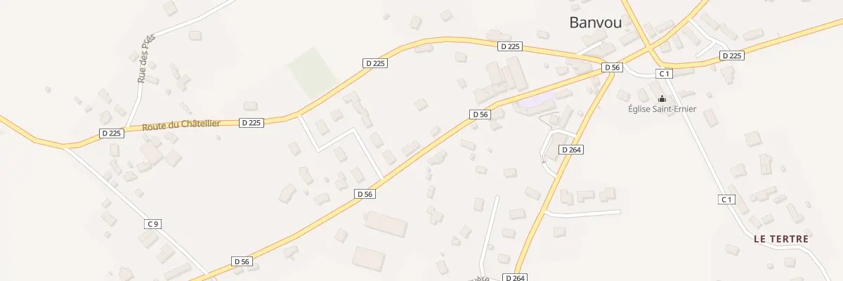 Plan du 12 Rte de Saint Bomer à Banvou
