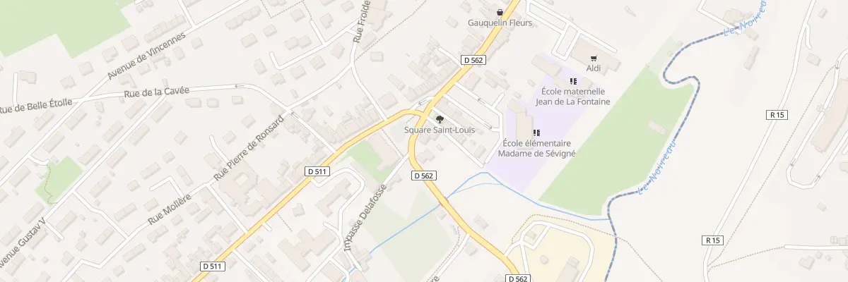 Plan du 13 Rue de la Gare Conde Noireau à Condé-en-Normandie