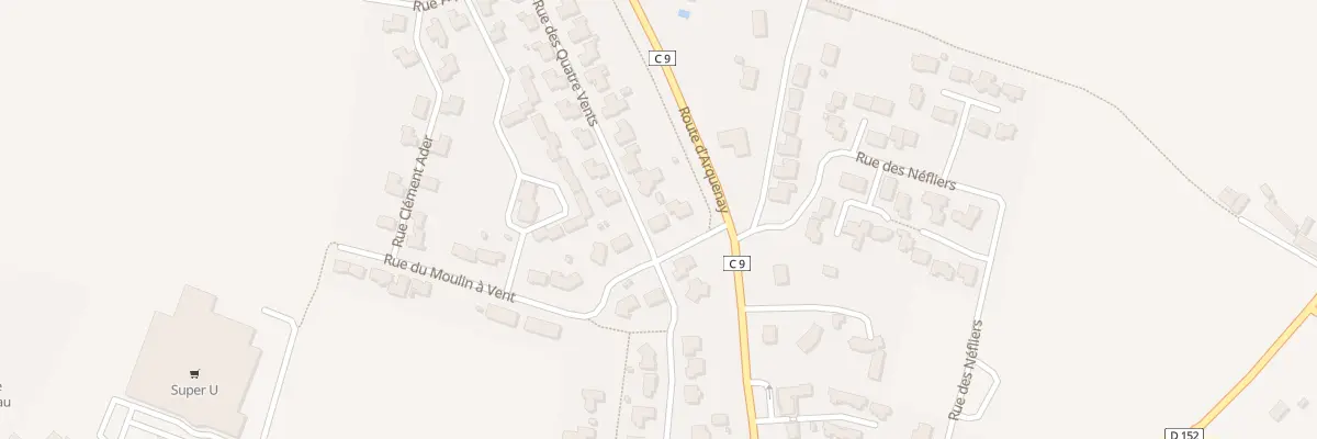 Plan du 4 Rue du Moulin à Vent à Meslay-du-Maine