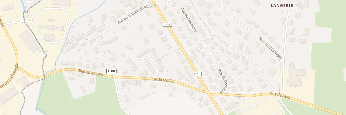 Plan du 316 Rue Paul Garnier à La Selle-la-Forge