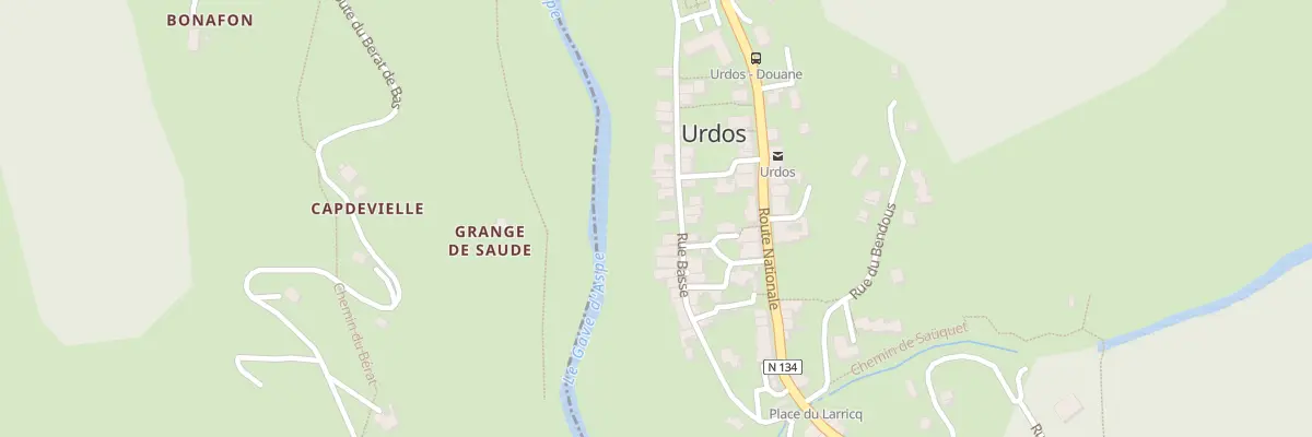 Plan du 22 Rue Basse à Urdos