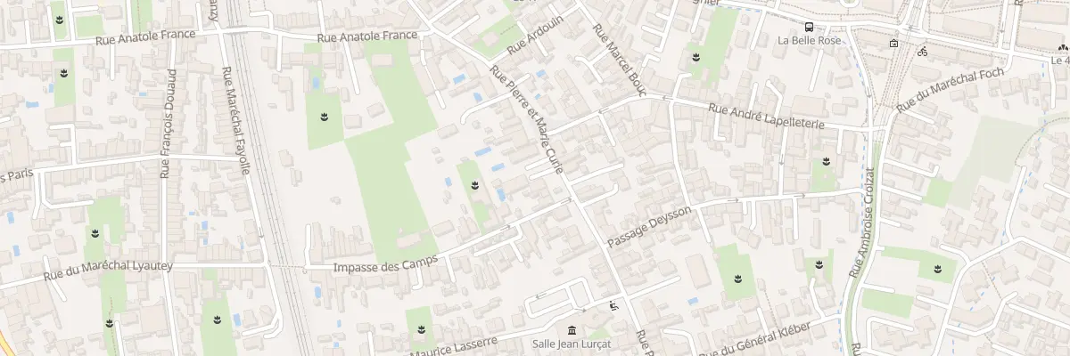 Plan du 54 Rue Pierre Curie à Bègles
