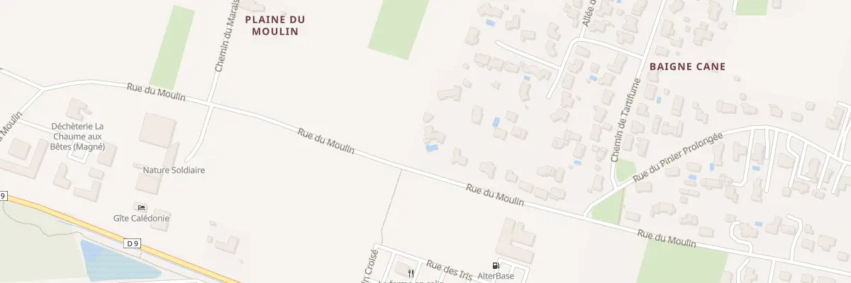 Plan du 152 Rue du Moulin à Magné