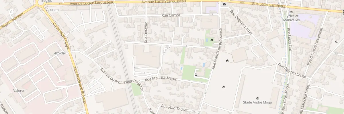 Plan du 36 Rue Camille Jullian à Bègles